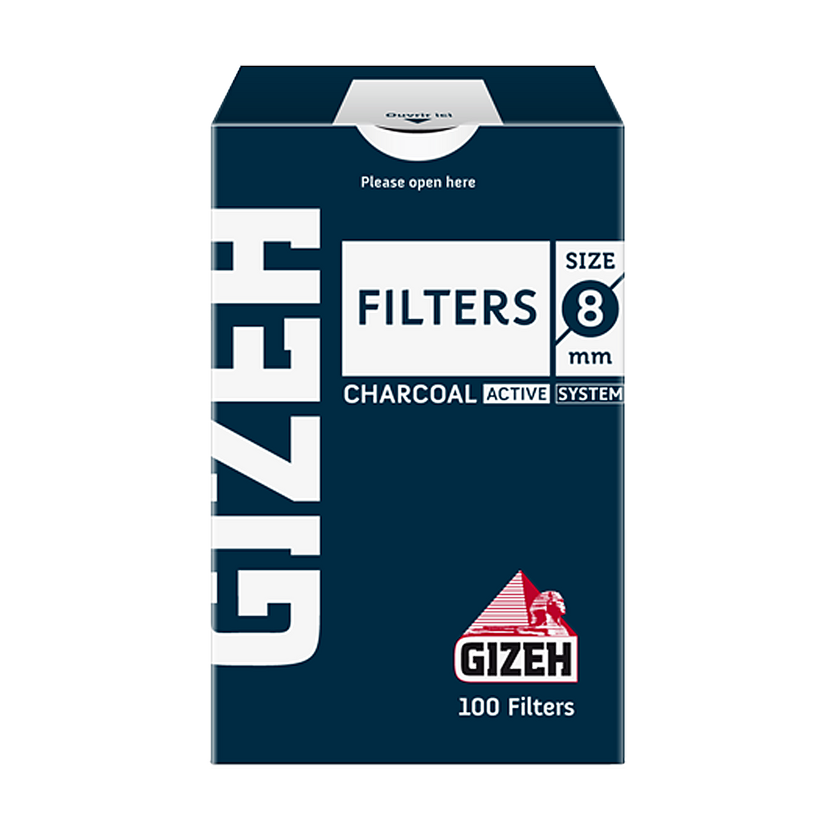 Gizeh Charcoal Filter Tips 8mm –