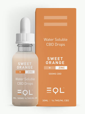 500mg CBD Water Soluble｜Zinc, Sweet Orange & Ginger