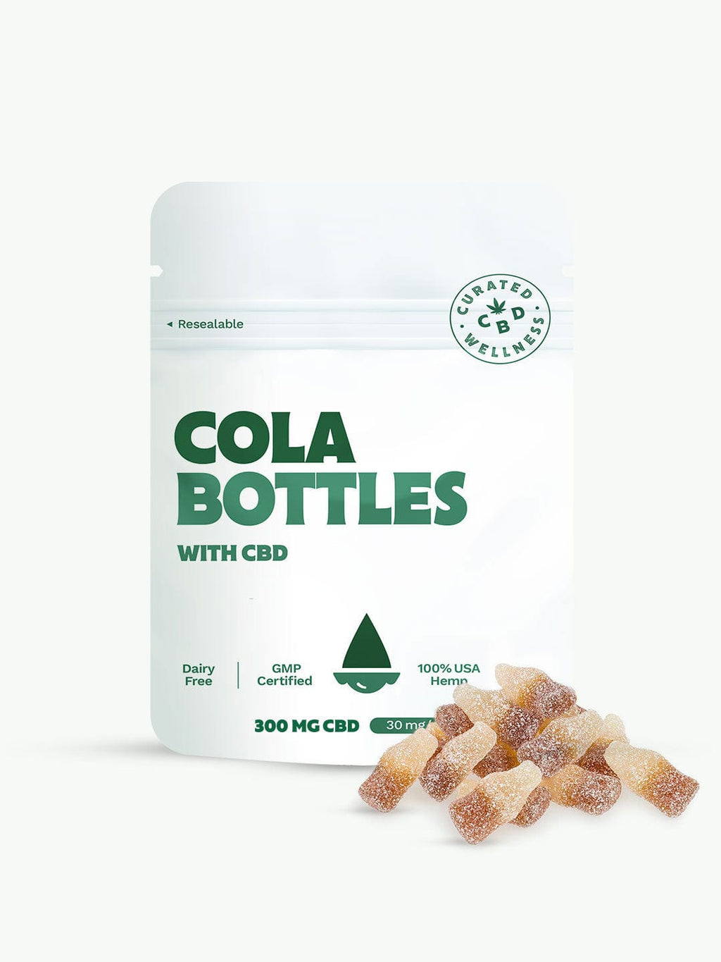 Cola Bottle 30mg CBD Gummy | 10 Pieces | 300mg CBD