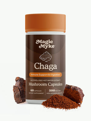 Chaga Mushroom Capsules | 60 High Strength Capsules