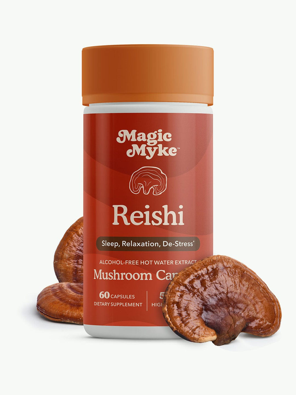 Reishi Mushroom Capsules | 60 High Strength Capsules